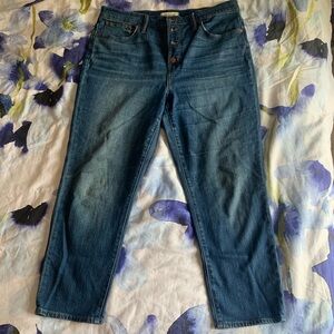 Madewell 'the perfect vintage crop Jean' size 32